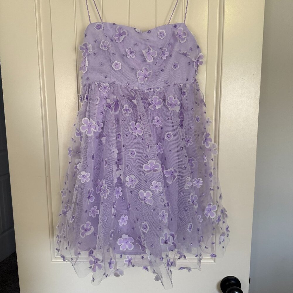Purple Baby Doll Dress